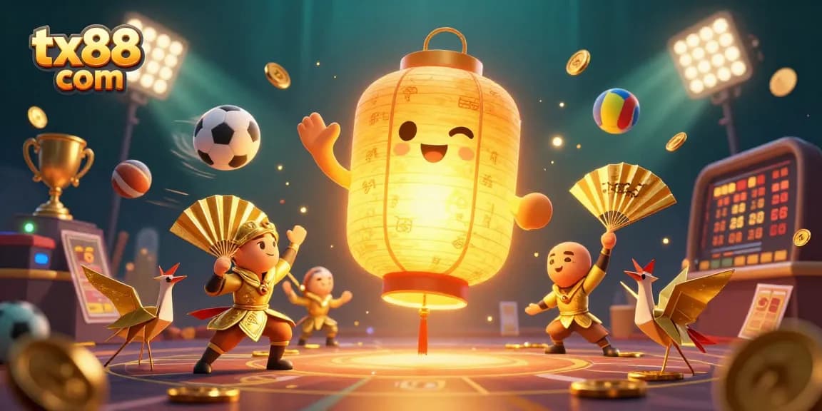 Bet at tx88 com and win big with our vibrant casino-themed illustration featuring dynamic sports elements.