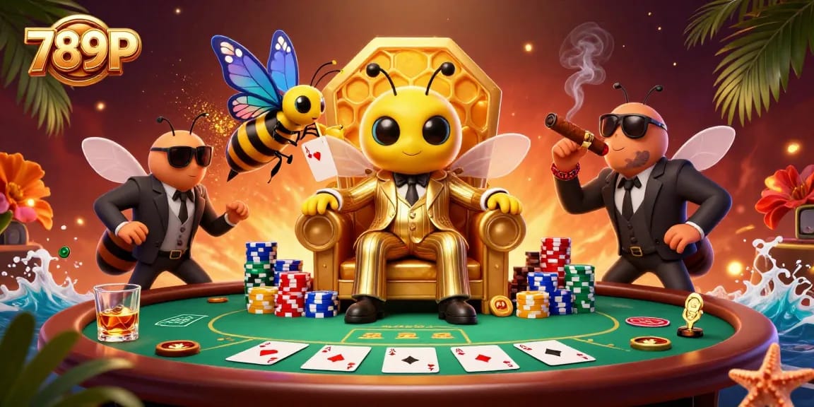Engage in thrilling gameplay with 789P as the bumblebee mob boss rules the casino in style.
