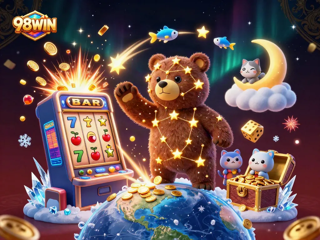 Experience the thrill of winning at 98WIN with exciting slots and vibrant casino elements