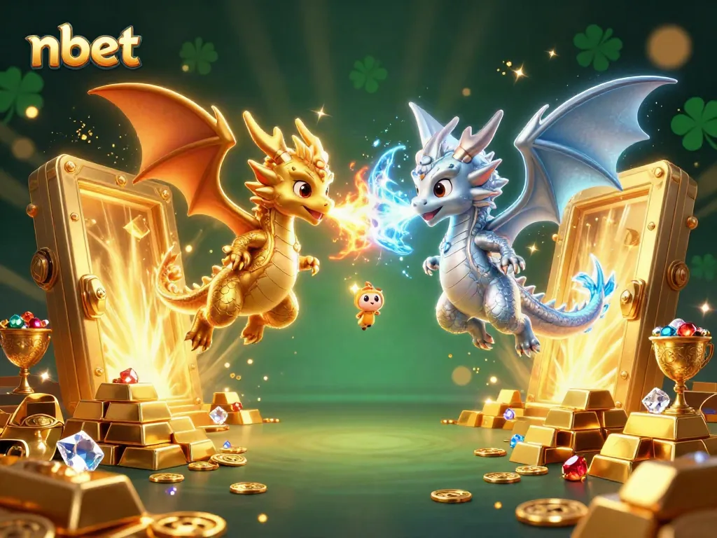 Win exciting rewards at nbet with enchanting dragons amidst treasure!