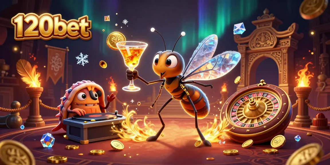 Engage in thrilling gameplay at 120bet with a vibrant casino atmosphere and unique characters.