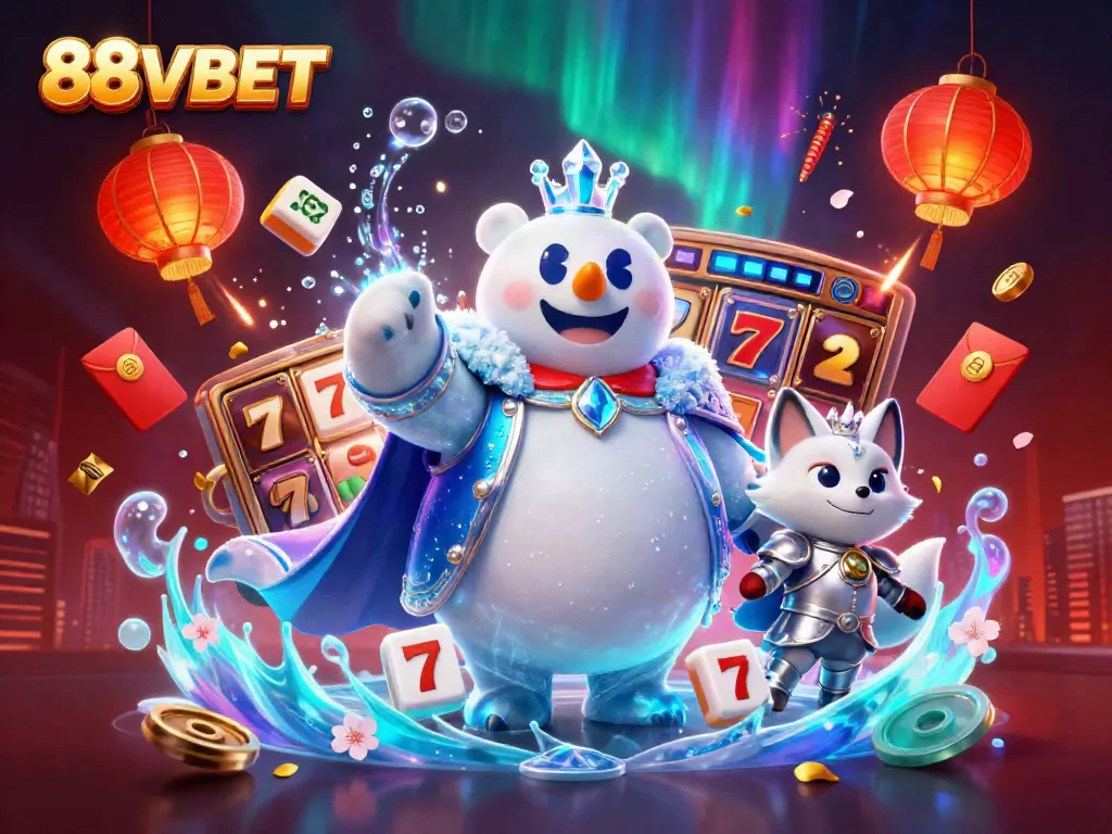 Experience the thrill of 88VBET with this vibrant 3D casino scene showcasing animated game elements.