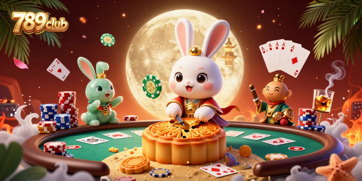 Experience thrilling poker adventures with 789club as the moon rabbit reveals hidden treasures!