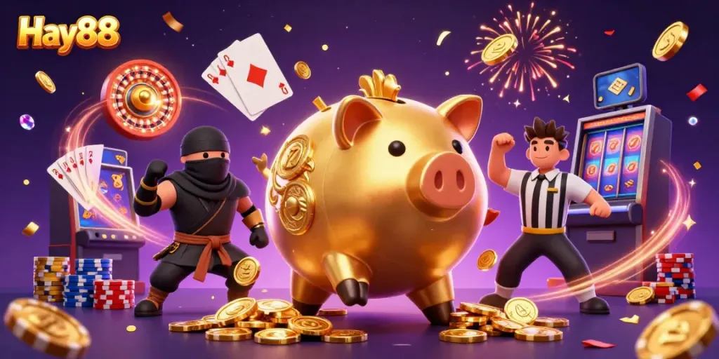 Engage with thrilling casino action in Hay88, where dynamic characters and games collide for epic winning chances.