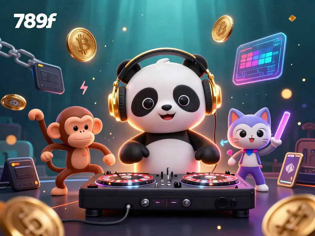 Experience thrilling gameplay at 789f with vibrant characters and dazzling 3D visual elements.