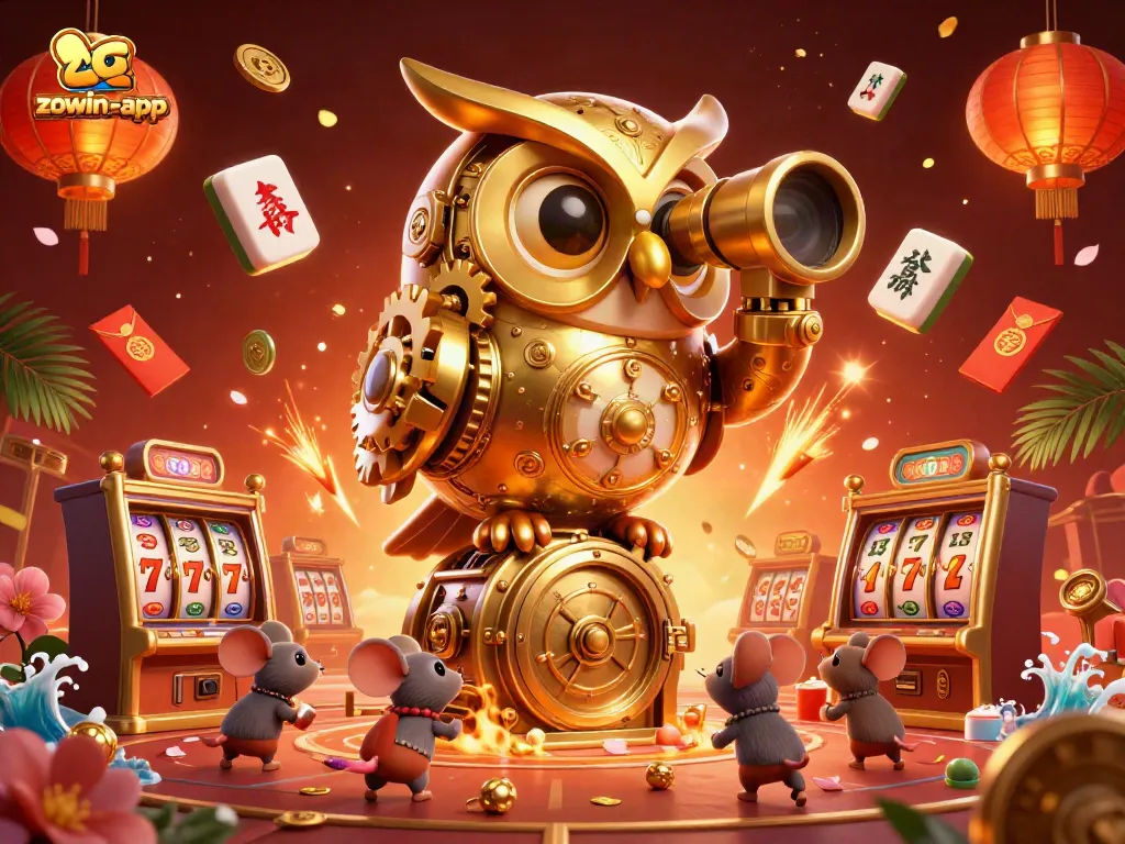 Play thrilling games at zowin-app with this captivating casino illustration showing exciting action and vibrant elements.