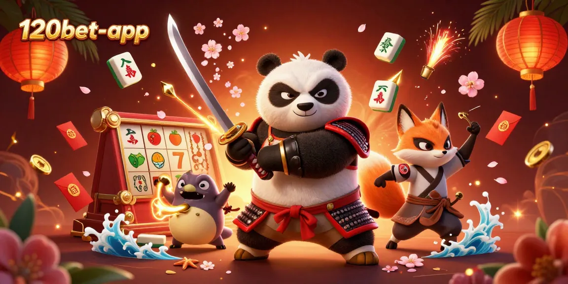 Engage with 120bet-app for thrilling casino adventures featuring samurai panda and ninja fox!