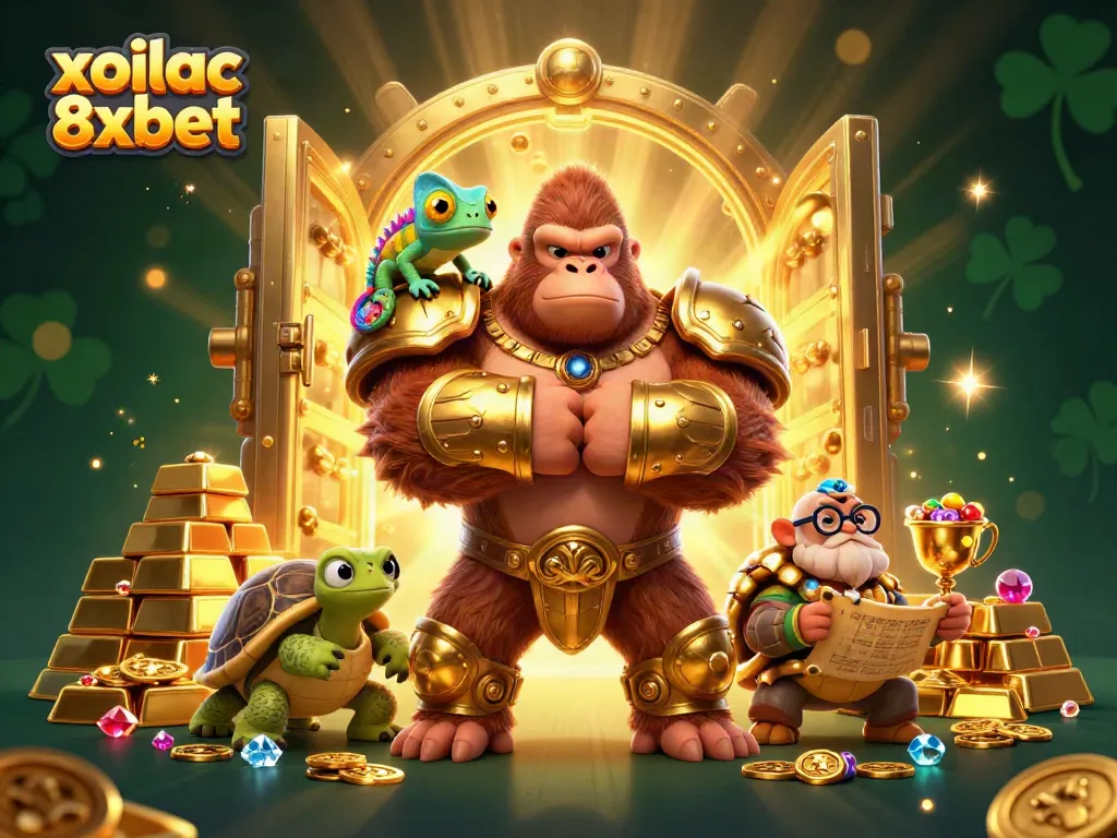 Experience excitement with xoilac 8xbet featuring vibrant characters and casino gems in a thrilling atmosphere.